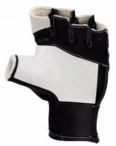 Short Black Shooting Gloves With-Stretchable Band - Master