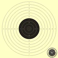 10M AIR PISTOL TARGET PAPER - Master
