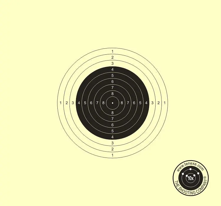10M AIR RIFLE TARGET - Master