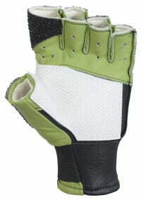Short Green with Stretchable Band Shooting Gloves