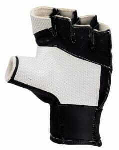 Short Black Shooting Gloves With-Stretchable Band