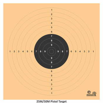 50 M PISTOL TARGET PRECESSION